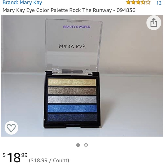Mary Kay NIB Rock the Runway Eyeshadow Palette - Picture 7 of 7